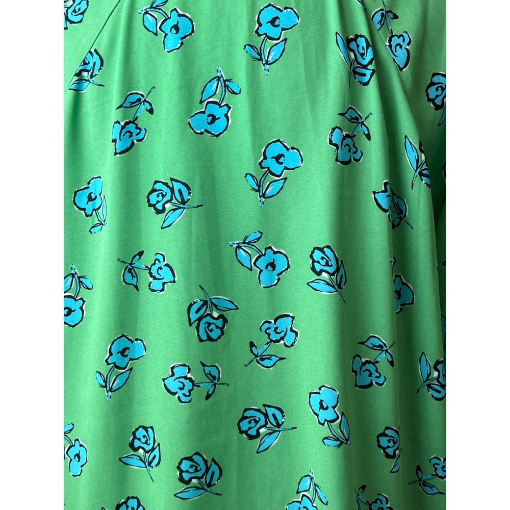 Cabi blouse Sketchbook Floral Go-to Top Small Shirt 5891 Green #5891 Long Sleeve - Picture 4 of 9